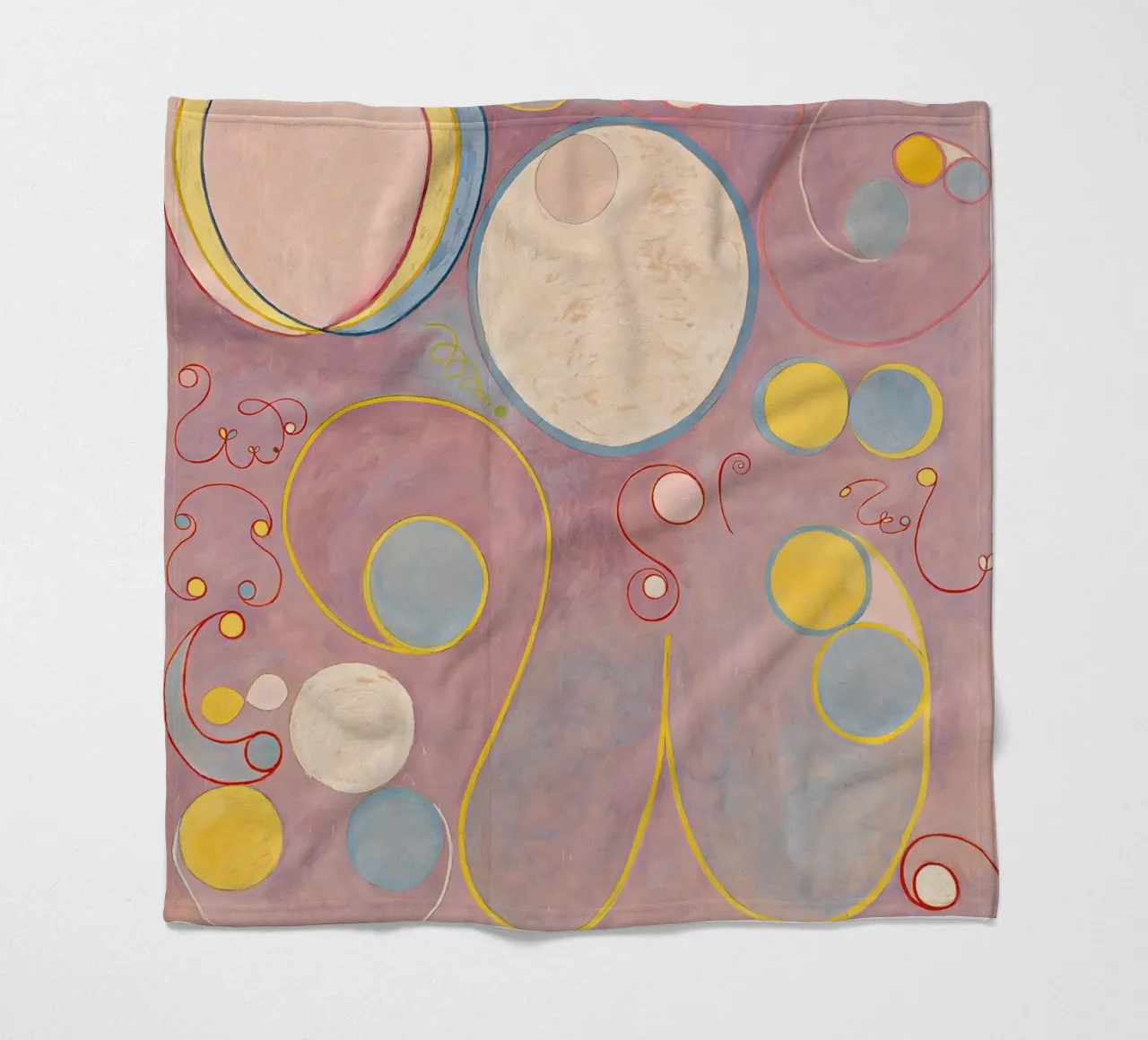 Hilma af Klint - Erwachsensein: Abstrakt, ätherisch, fließend modern Fleecedecke von NorwesClub