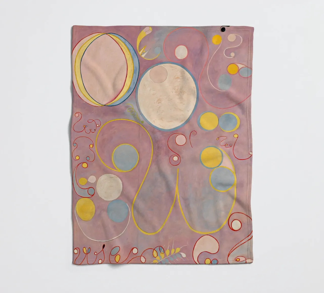 Hilma af Klint - Erwachsensein: Abstrakt, ätherisch, fließend modern Fleecedecke von NorwesClub