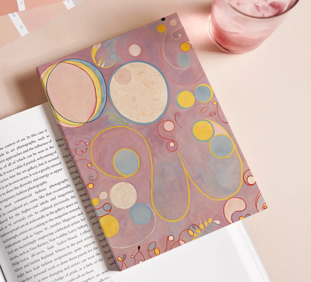 Hilma af Klint - Adulthood: Abstract, Ethereal, Fluid Modern notebook by NorwesClub