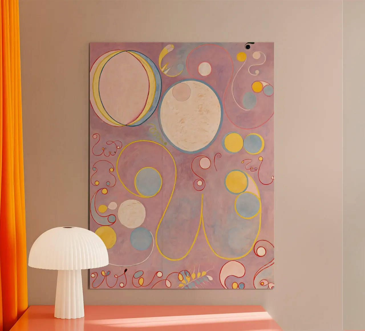 Hilma af Klint - Erwachsensein: Abstrakt, ätherisch, fließend modern Hahnemühle von NorwesClub