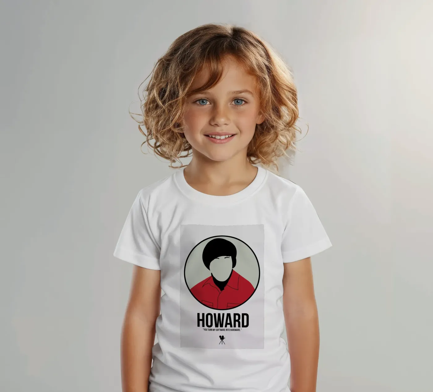 Howard t-shirt bambini da Naxart