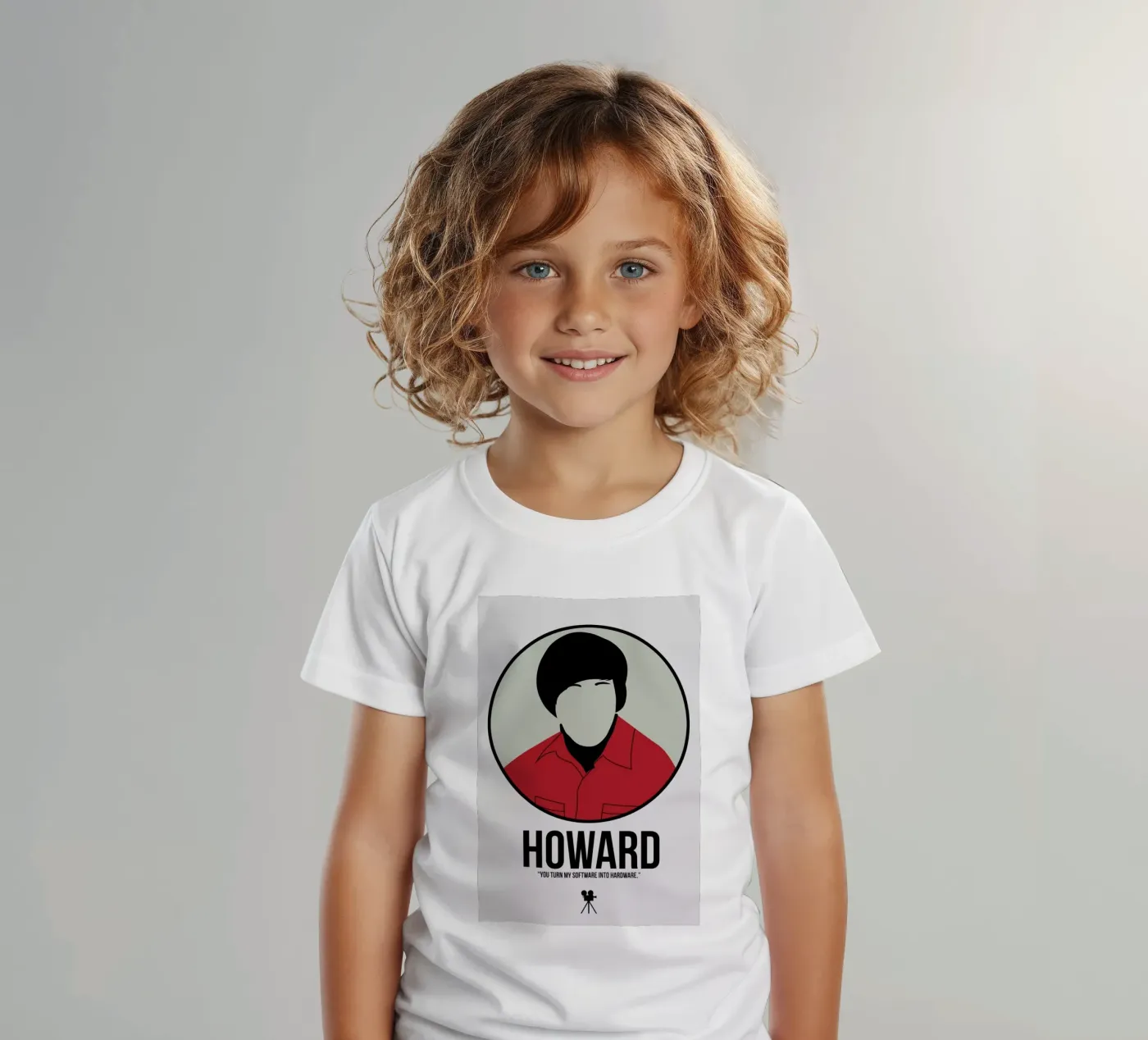Howard t-shirt bambini da Naxart