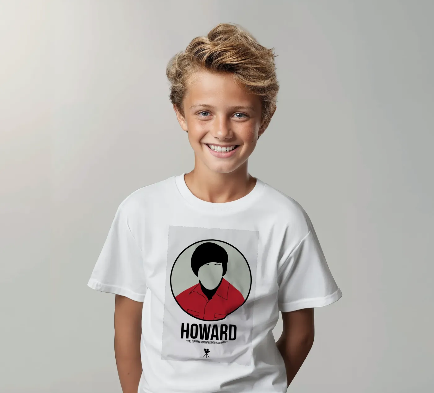 Howard t-shirt bambini da Naxart