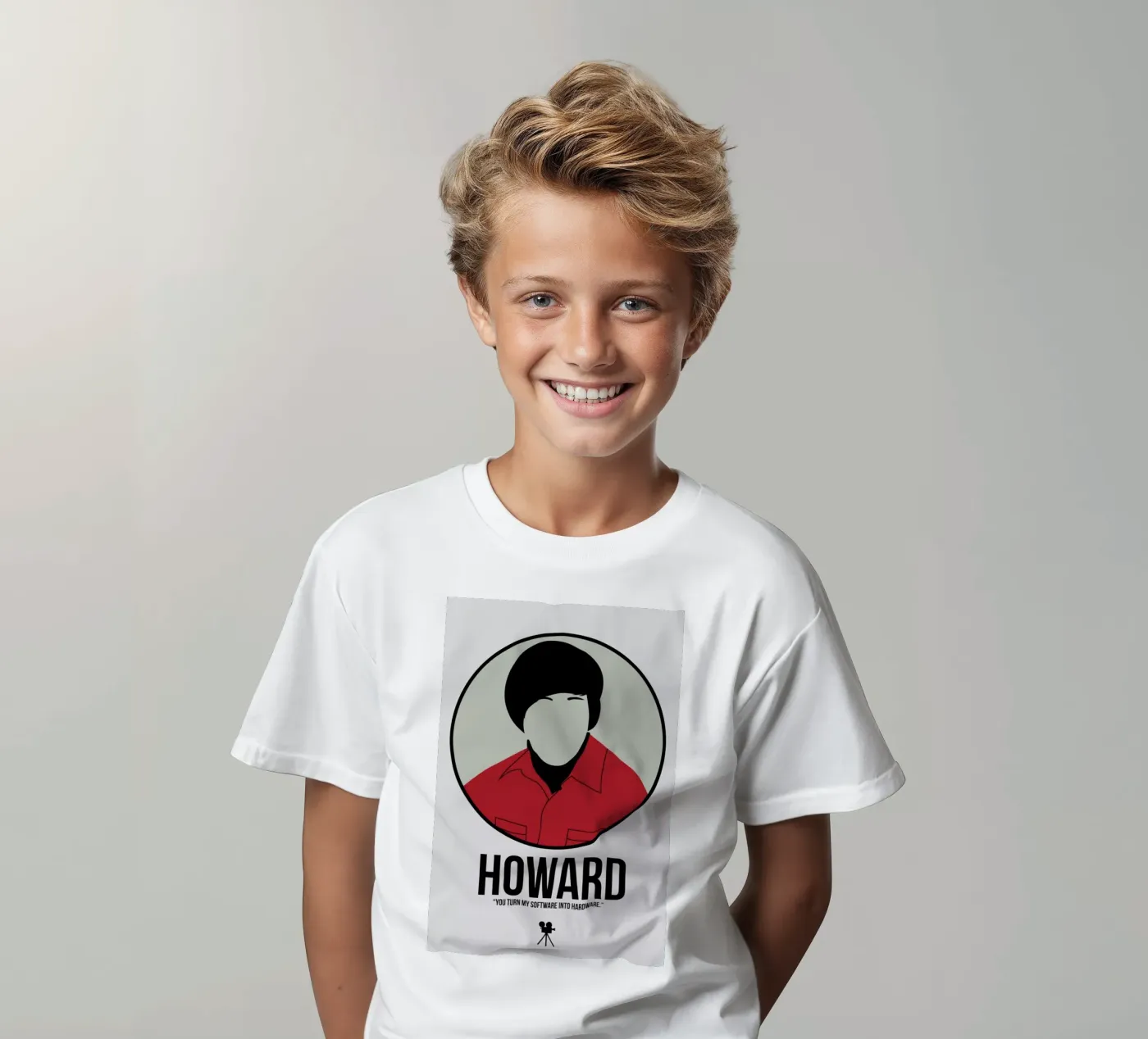 Howard t-shirt bambini da Naxart