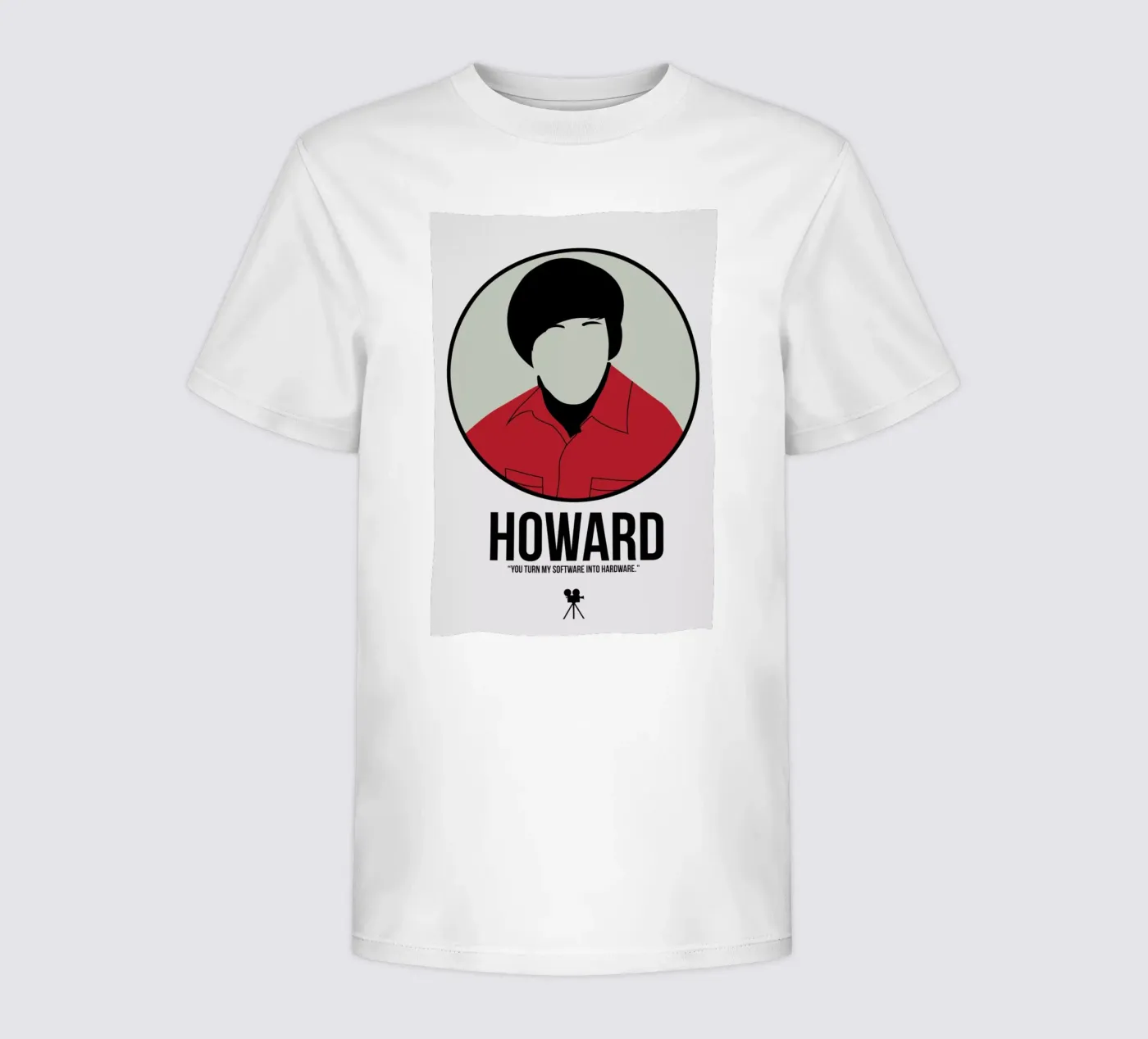Howard t-shirt bambini da Naxart