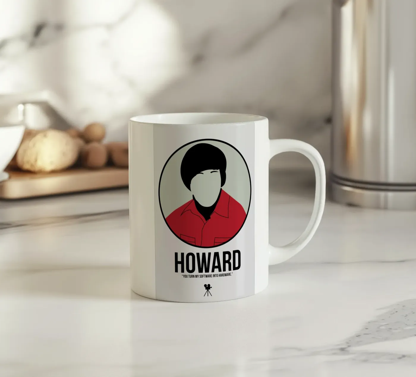 Howard ceramic mug by Naxart