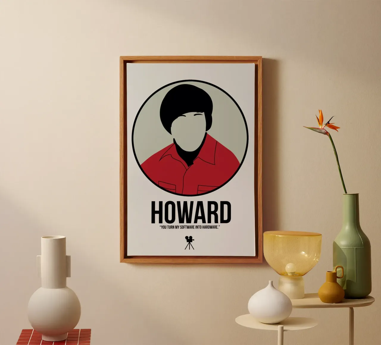 Howard tela con Cornice a cassetta da Naxart