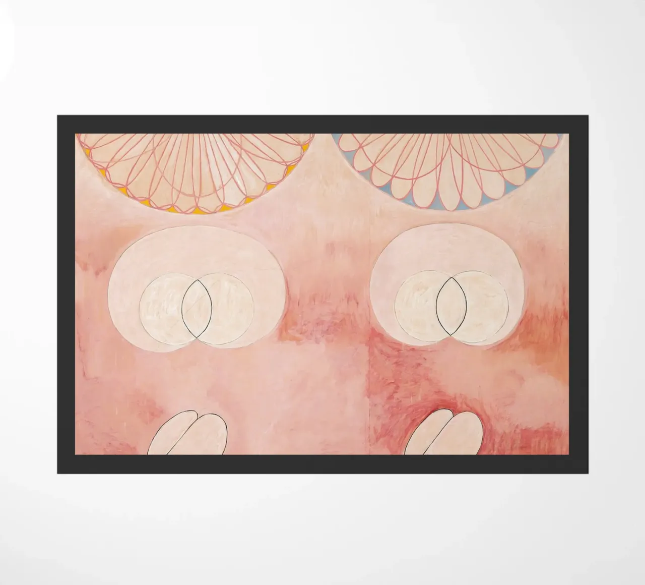 Hilma af Klint - Old Age: Abstract, Serene, Life's Cycle, Mo doormat by NorwesClub