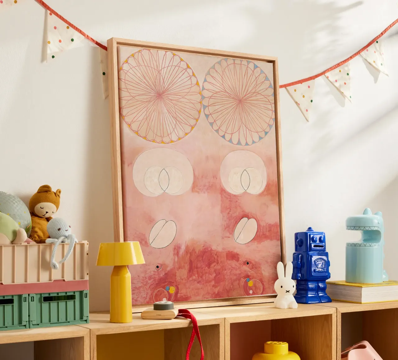 Hilma af Klint - Old Age: Abstract, Serene, Life's Cycle, Mo canvas by NorwesClub