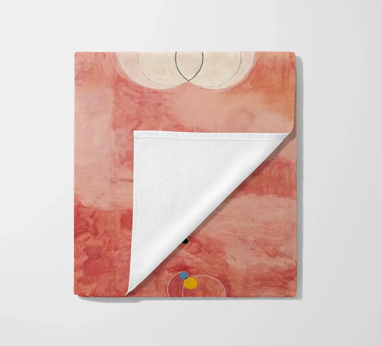 Hilma af Klint - Old Age: Abstract, Serene, Life's Cycle, Mo beach towel by NorwesClub