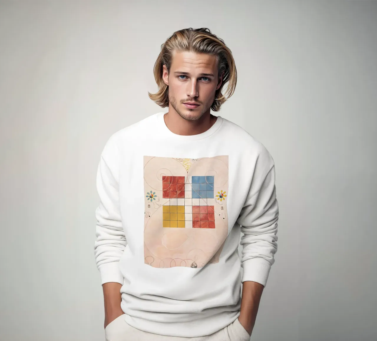 Hilma af Klint - Das Alter: Abstraktes, geistiges Gleichgewicht, Ikonen Sweatshirt von NorwesClub