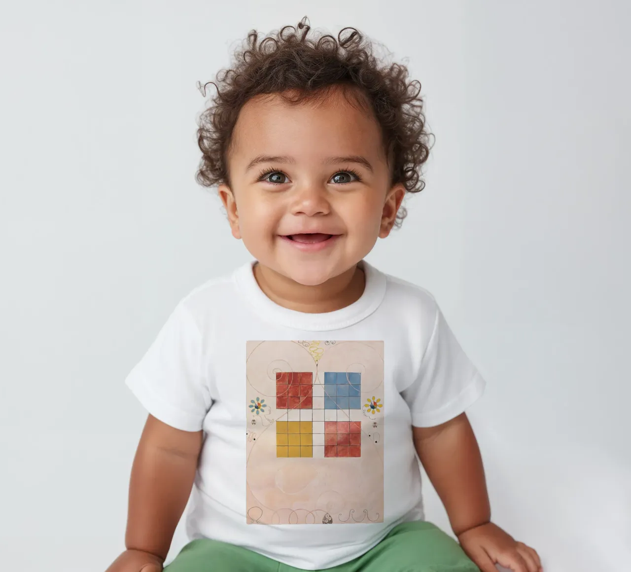 Hilma af Klint - Vieillesse : Abstrait, équilibre spirituel, Iconi t-shirt pour bébé de NorwesClub