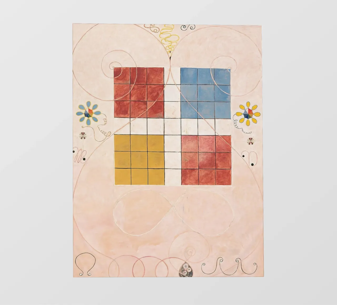 Hilma af Klint - Das Alter: Abstraktes, geistiges Gleichgewicht, Ikonen PVC Plane von NorwesClub