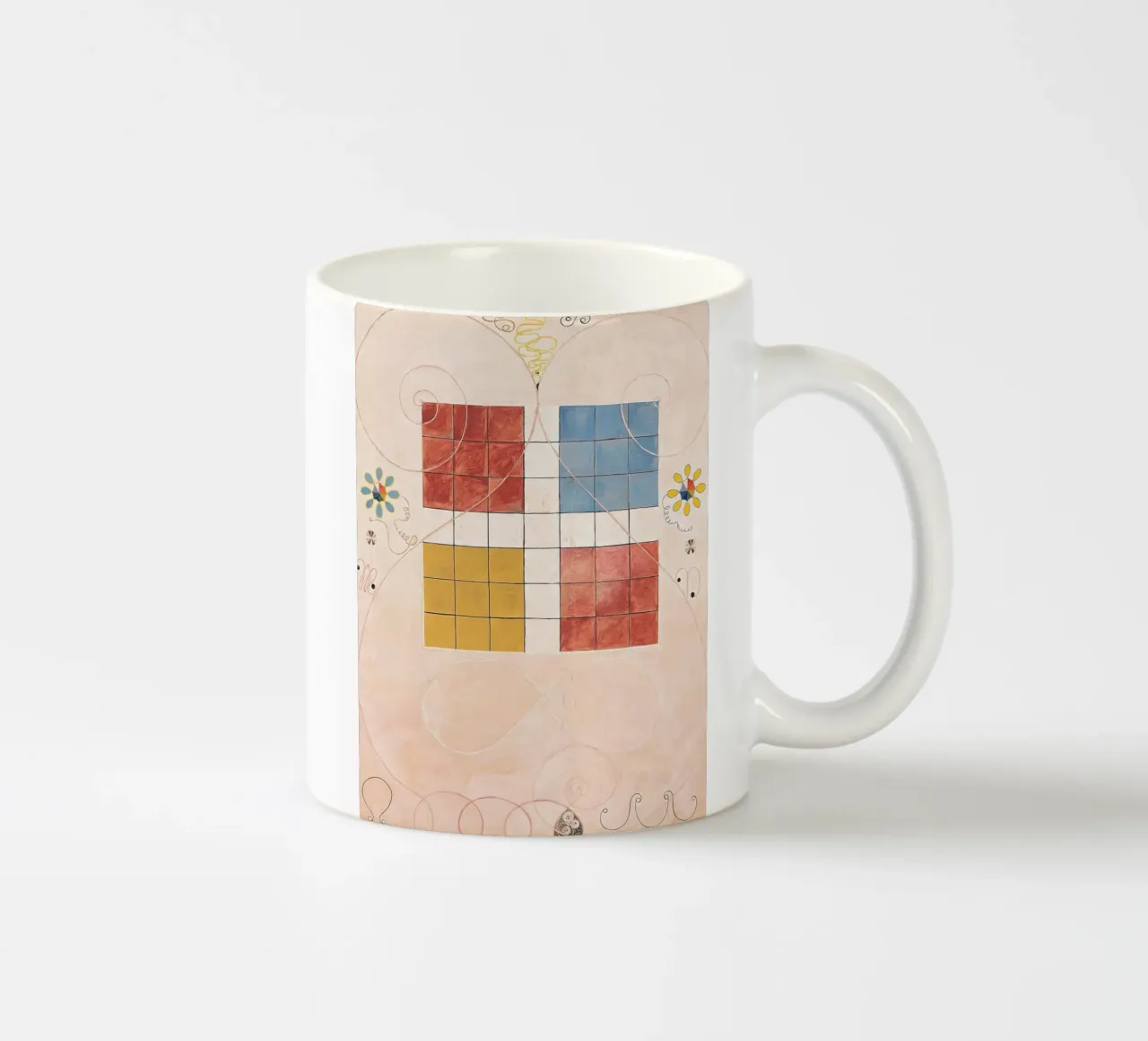 Hilma af Klint - Ouderdom: Abstract, Geestelijk Evenwicht, Iconen keramische mok van NorwesClub