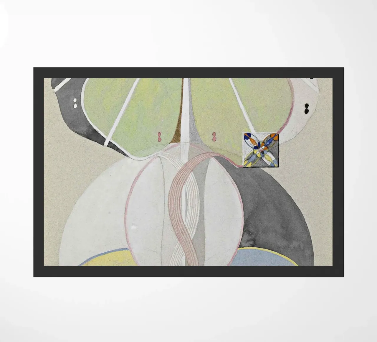 L'albero della conoscenza n. 5 di Hilma af Klint - Abstract Mysticis zerbino da NorwesClub
