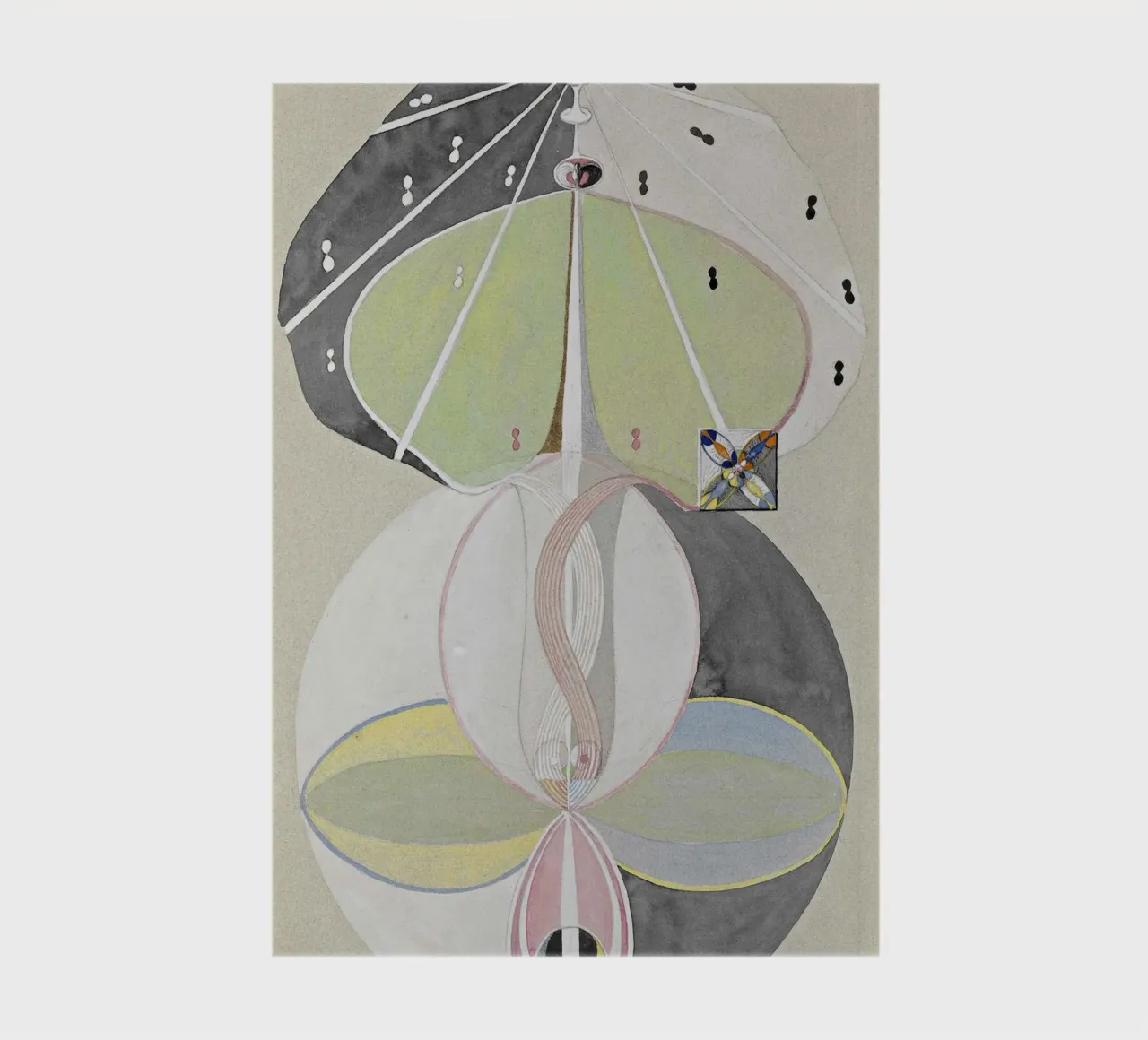 Hilma af Klint's Tree of Knowledge No. 5 - Abstract Mysticis notebook by NorwesClub