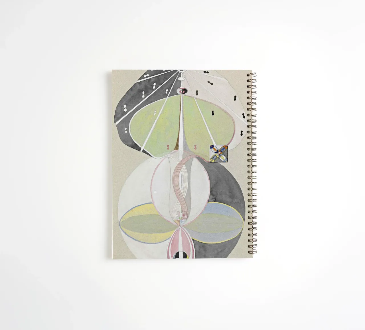L'albero della conoscenza n. 5 di Hilma af Klint - Abstract Mysticis diario ad anelli da NorwesClub