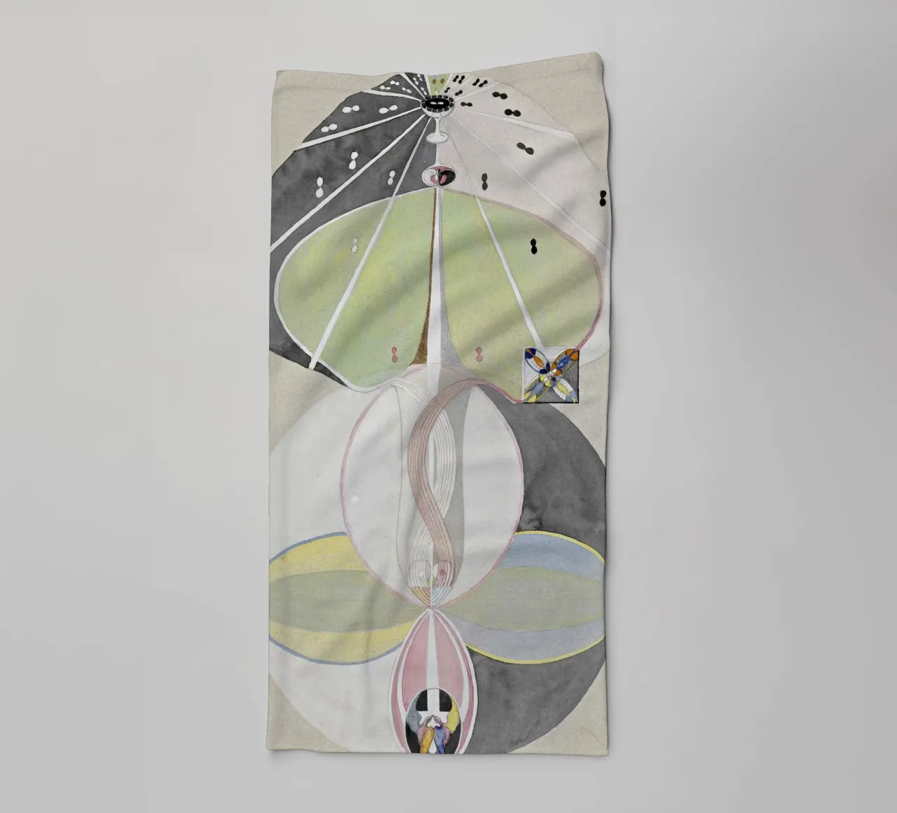 Hilma af Klint's Tree of Knowledge No. 5 - Abstract Mysticis towel by NorwesClub