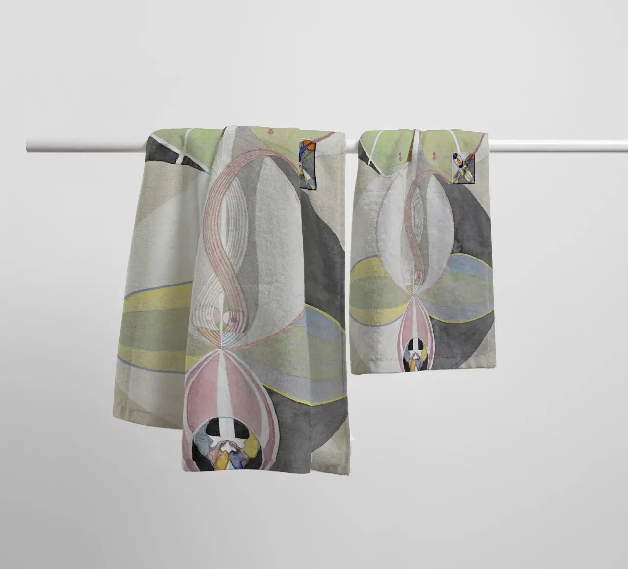 Hilma af Klint's Tree of Knowledge No. 5 - Abstract Mysticis towel by NorwesClub