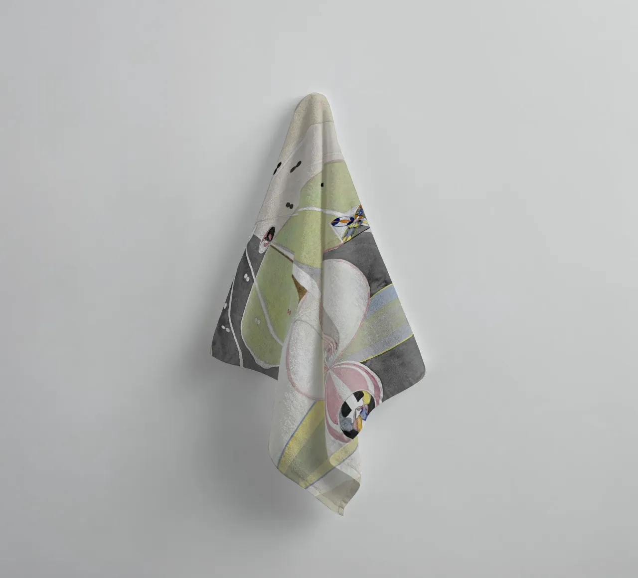 Hilma af Klint's Tree of Knowledge No. 5 - Abstract Mysticis towel by NorwesClub