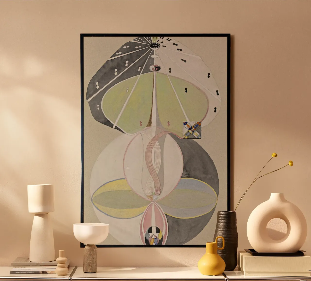 L'albero della conoscenza n. 5 di Hilma af Klint - Abstract Mysticis carta hahnemühle da NorwesClub