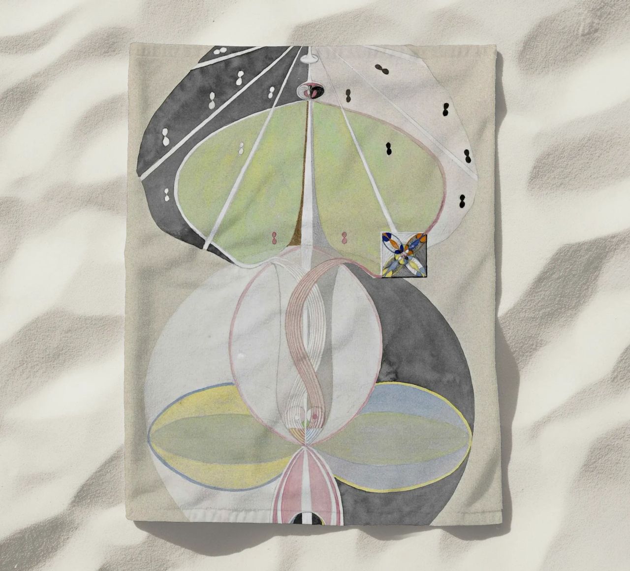 L'albero della conoscenza n. 5 di Hilma af Klint - Abstract Mysticis telo mare da NorwesClub