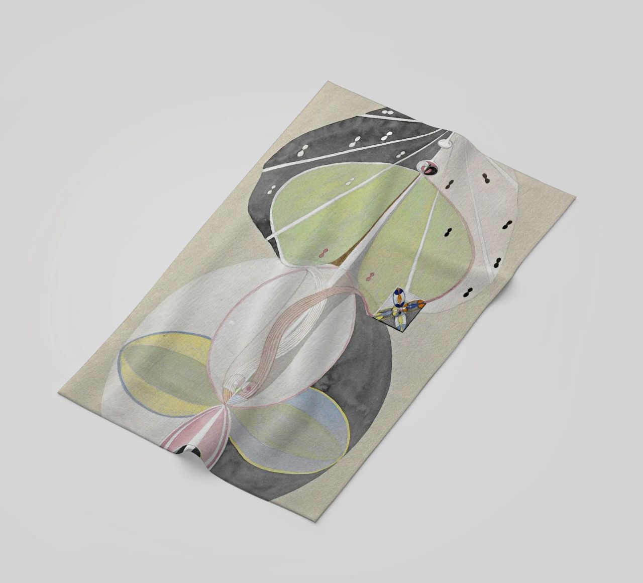 L'albero della conoscenza n. 5 di Hilma af Klint - Abstract Mysticis telo mare da NorwesClub