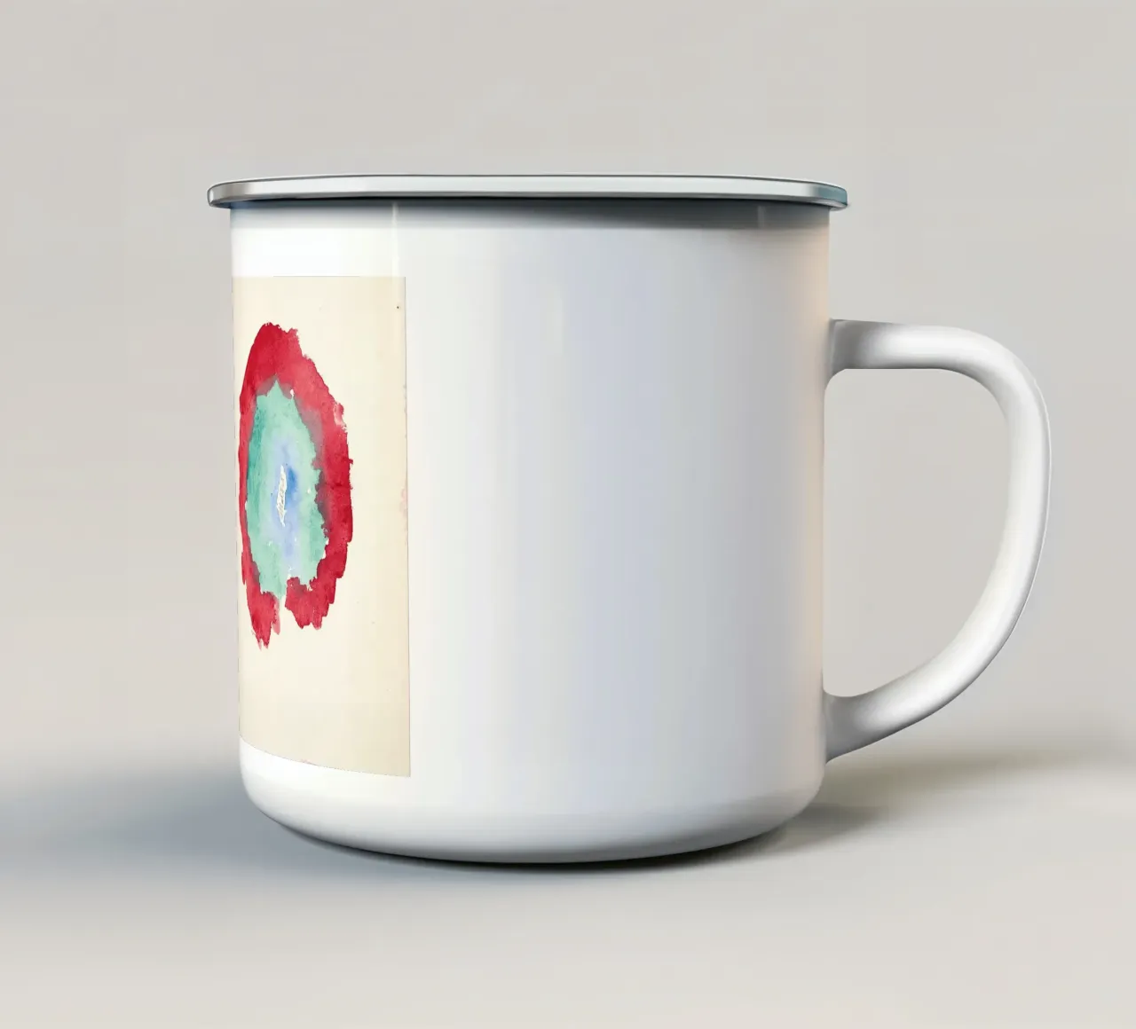 Hilma af Klint - Grano e assenzio - Acquerello astratto - Pr tazza in smalto da NorwesClub