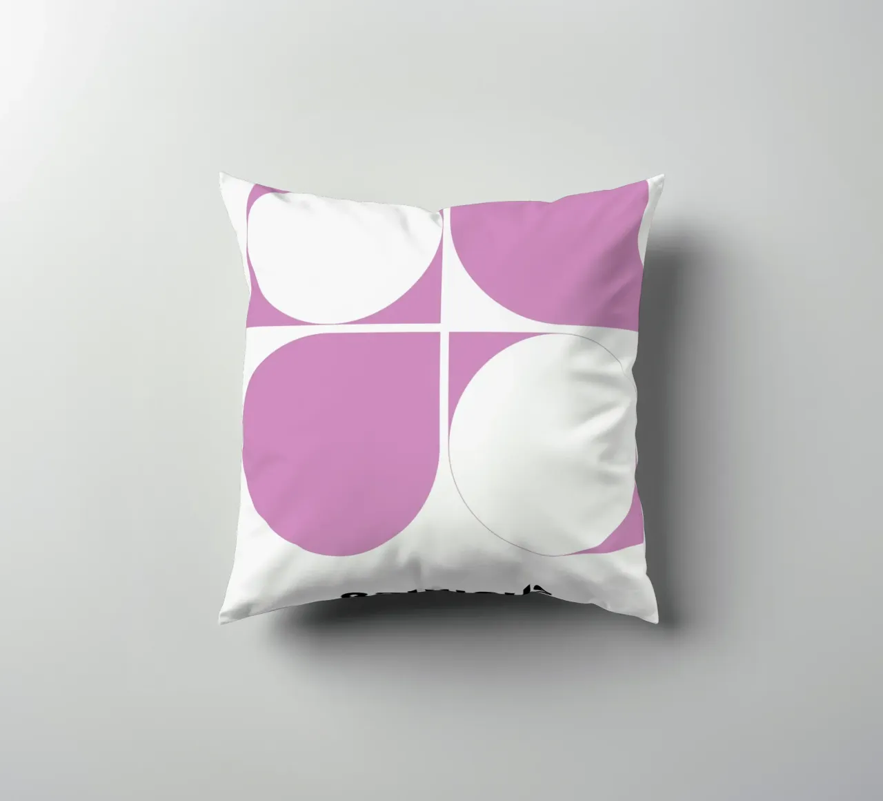 Bauhaus Exhibition Poster - Minimalist Geometric Design Prin decorative cushion by NorwesClub