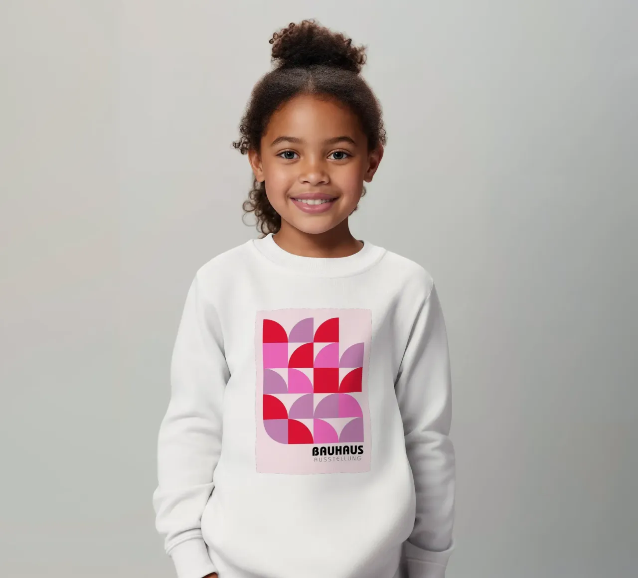 Bauhaus Exhibition Abstract - Modern Geometric Color Block P kids sweatshirt by NorwesClub