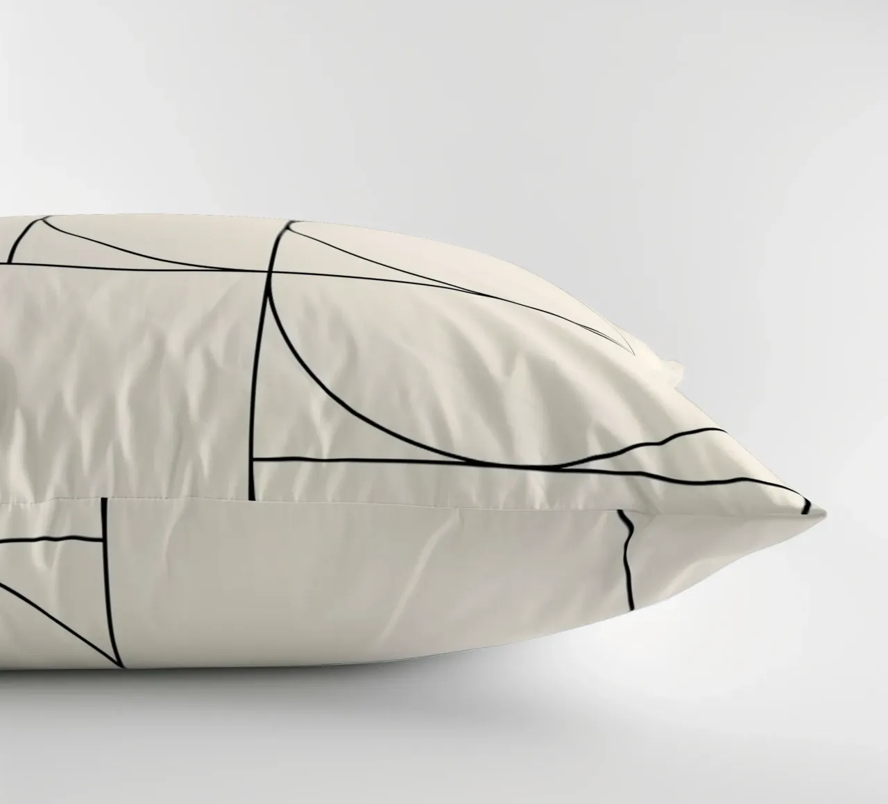 Astrazione geometrica minimalista: Composizione di forme moderne P cuscino da NorwesClub