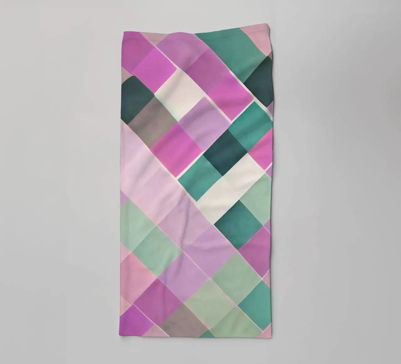 Op Art Illusion: Vasarely Inspired Geometric Abstract Print towel by NorwesClub