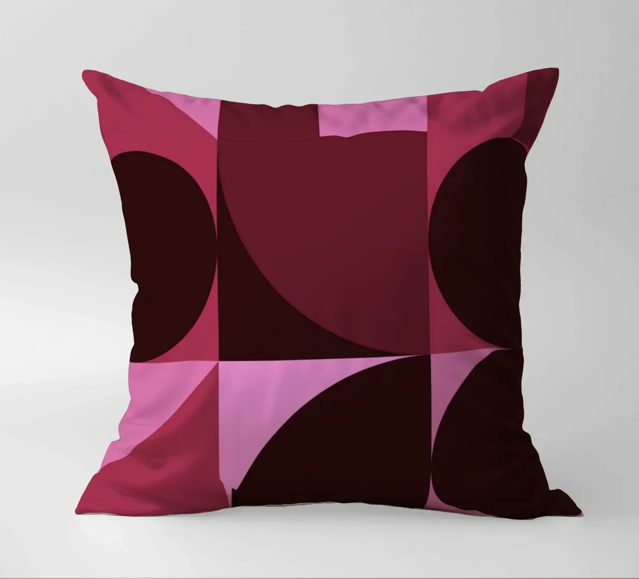 B. Mostra: Swiss Design Geometrico Astratto Rosa cuscino da NorwesClub