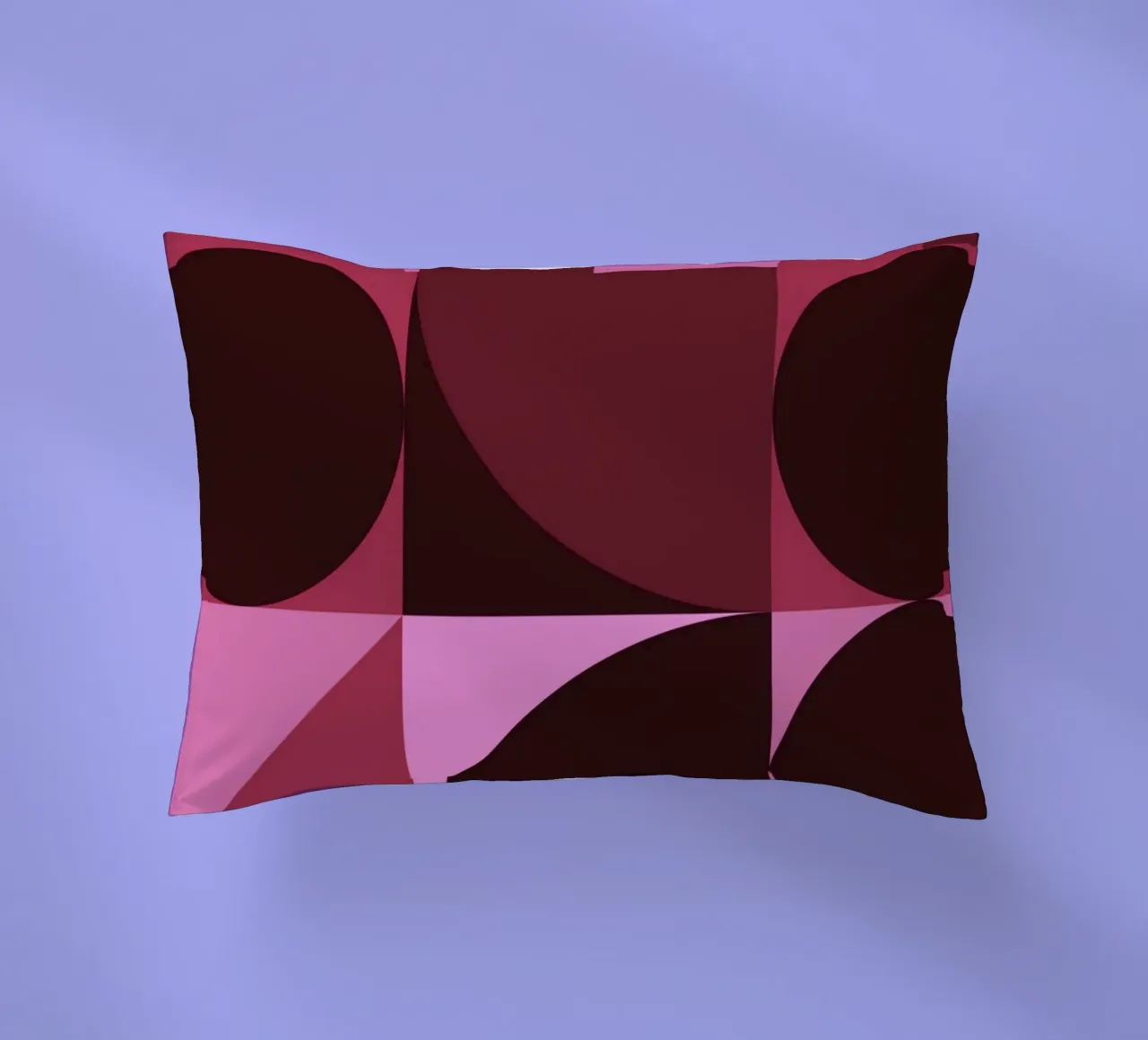 B. Mostra: Swiss Design Geometrico Astratto Rosa cuscino da NorwesClub