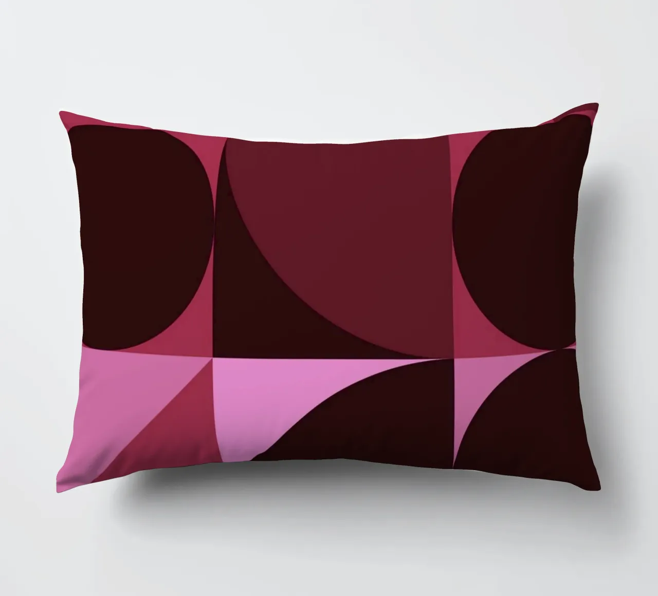 B. Mostra: Swiss Design Geometrico Astratto Rosa cuscino da NorwesClub