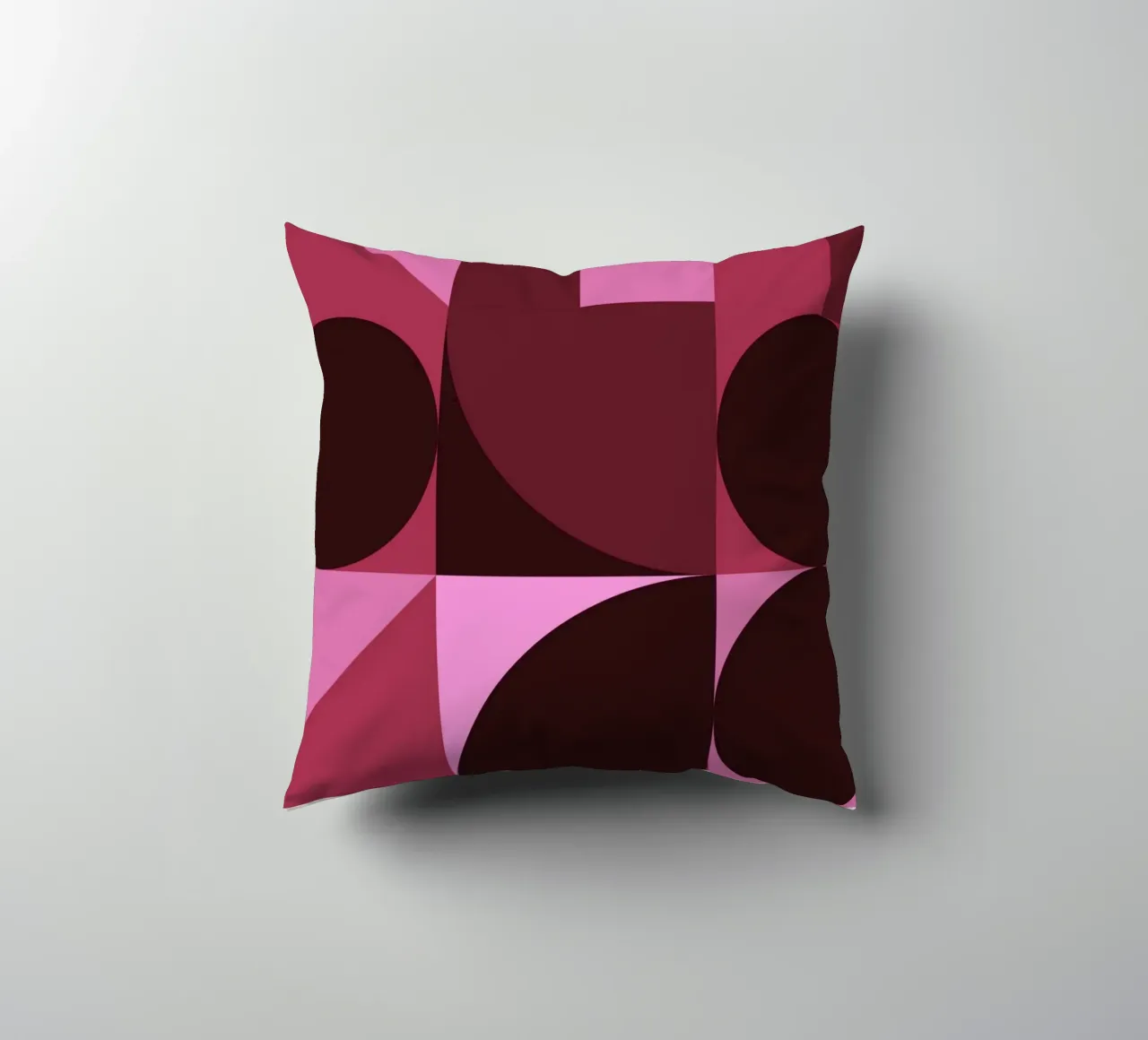 B. Mostra: Swiss Design Geometrico Astratto Rosa cuscino da NorwesClub