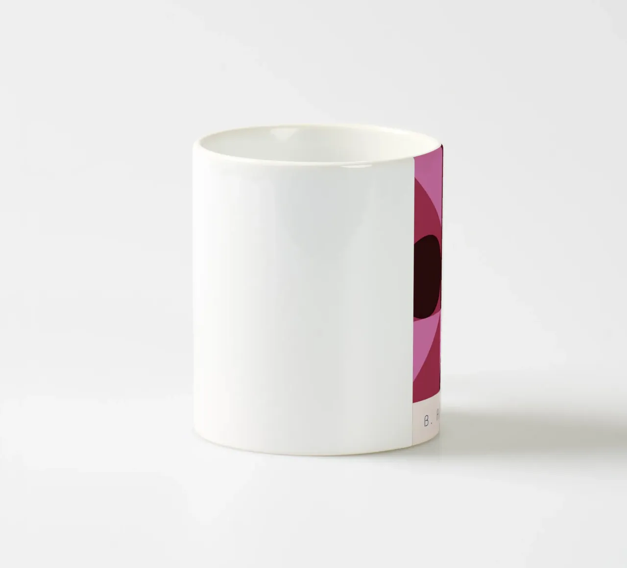 B. Mostra: Swiss Design Geometrico Astratto Rosa tazza in ceramica da NorwesClub