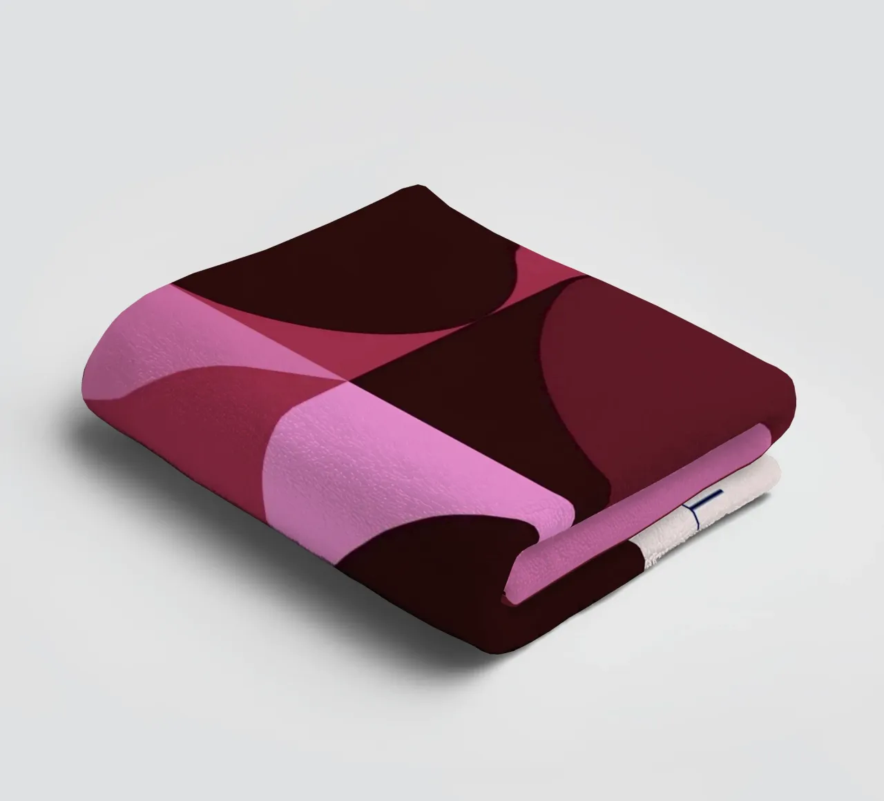 B. Mostra: Swiss Design Geometrico Astratto Rosa asciugamano da bagno da NorwesClub