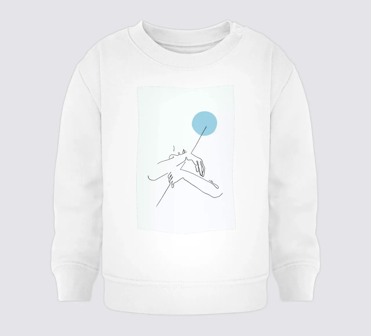 Embrace The Moon felpa neonato da Ninhol