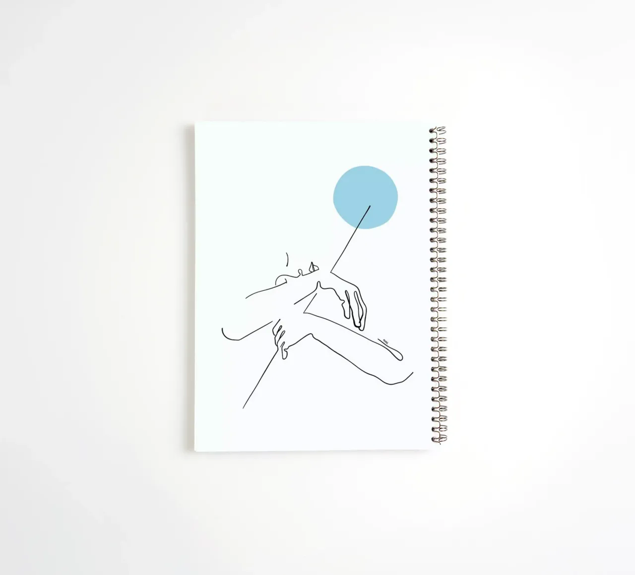 Embrace The Moon diario ad anelli da Ninhol