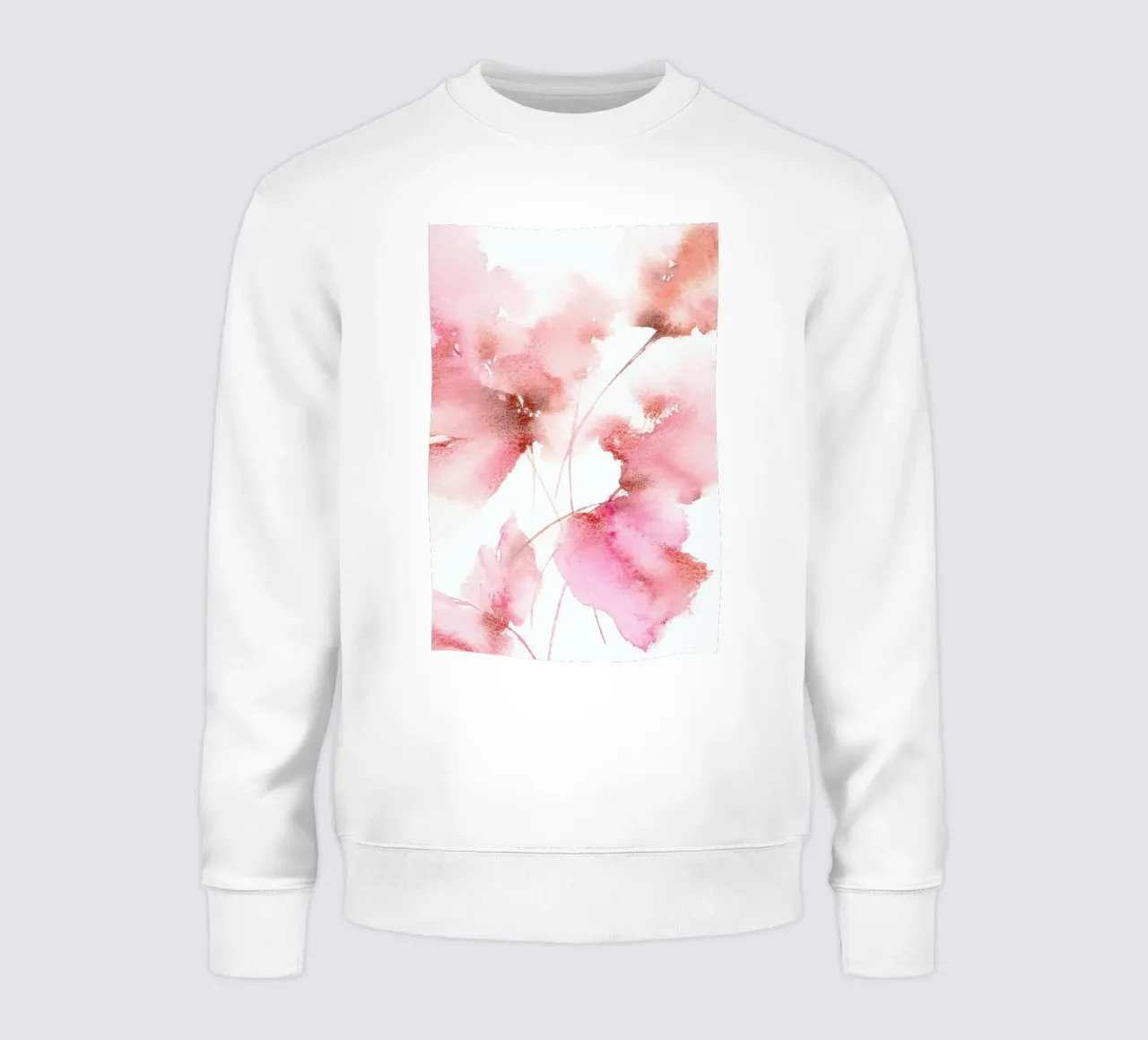 Pink Bloom Watercolour felpa da Flora & Fauna