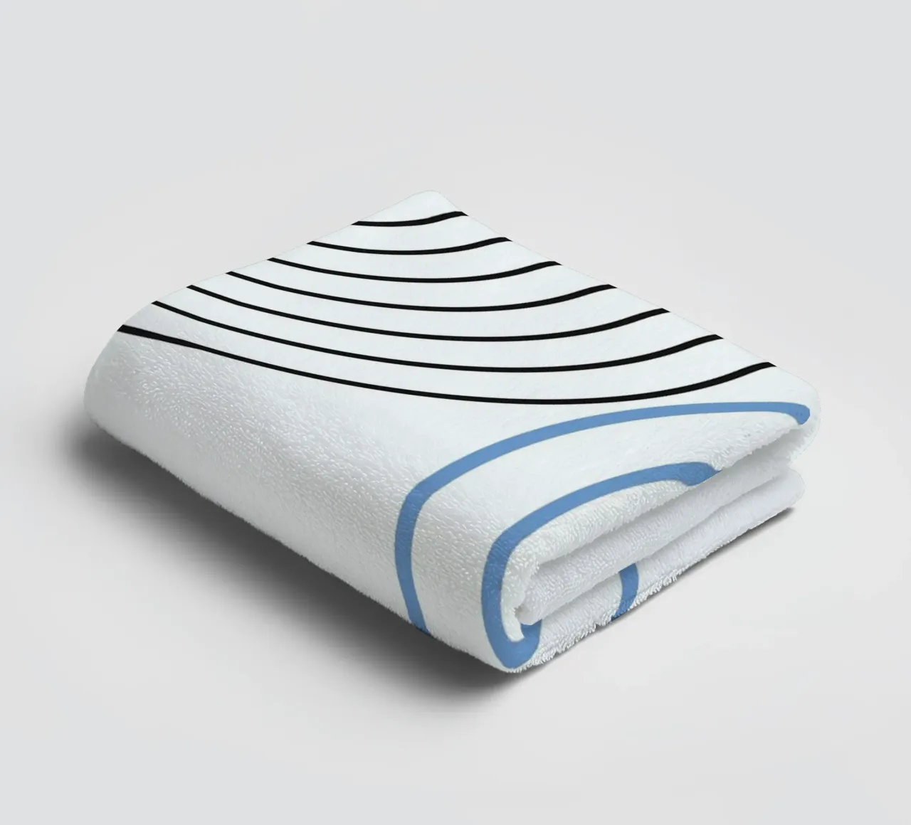 Minimalist Circles by Studio Form – Line Art Modern Print towel by NorwesClub