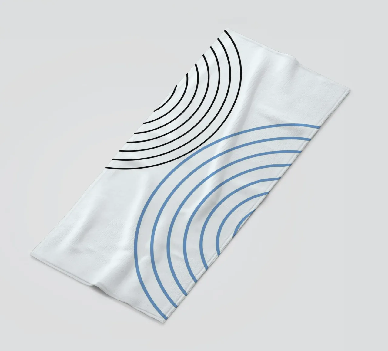 Minimalist Circles by Studio Form - Line Art Modern Print toalla de playa de NorwesClub