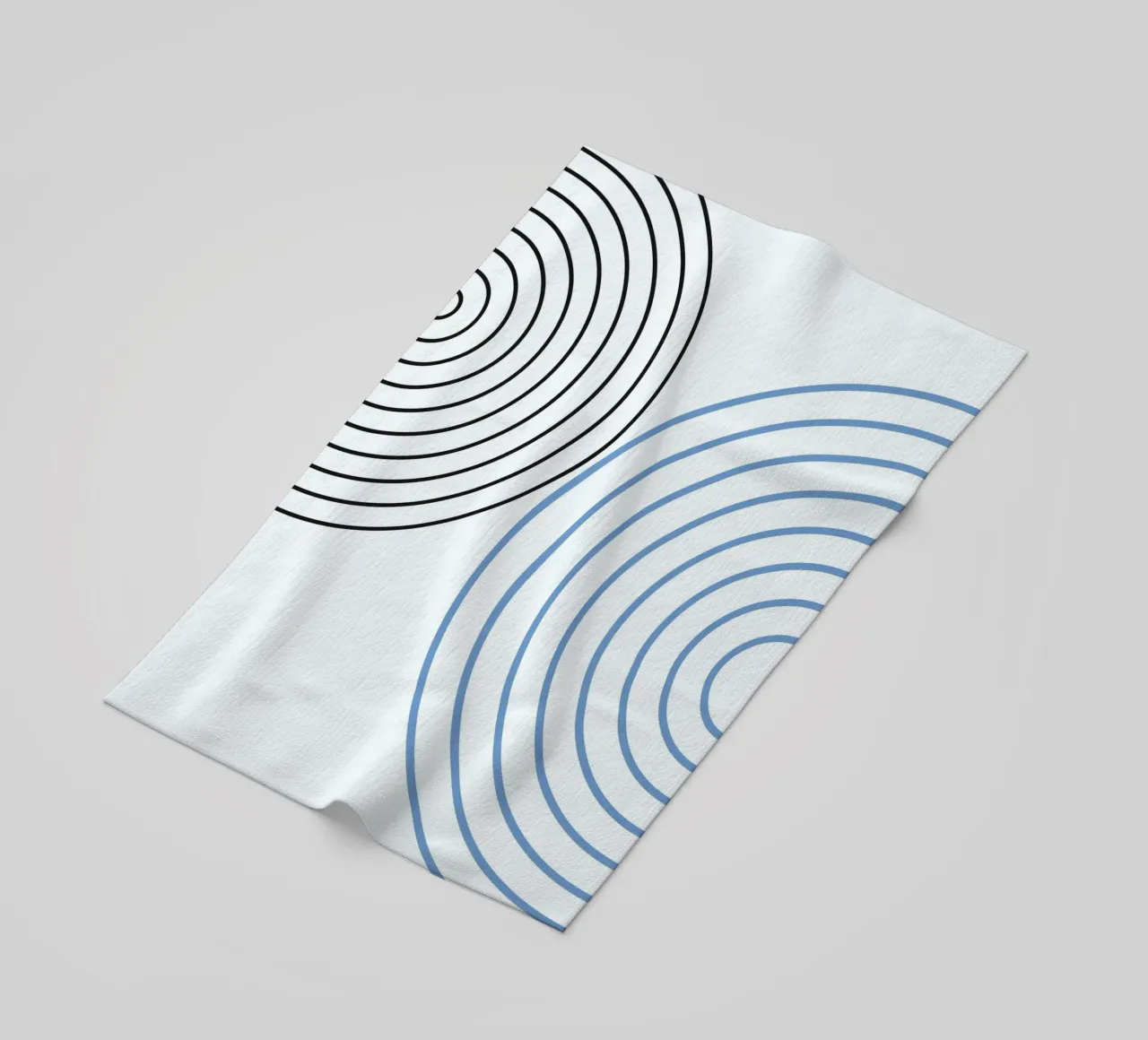 Minimalist Circles by Studio Form - Line Art Modern Print toalla de playa de NorwesClub