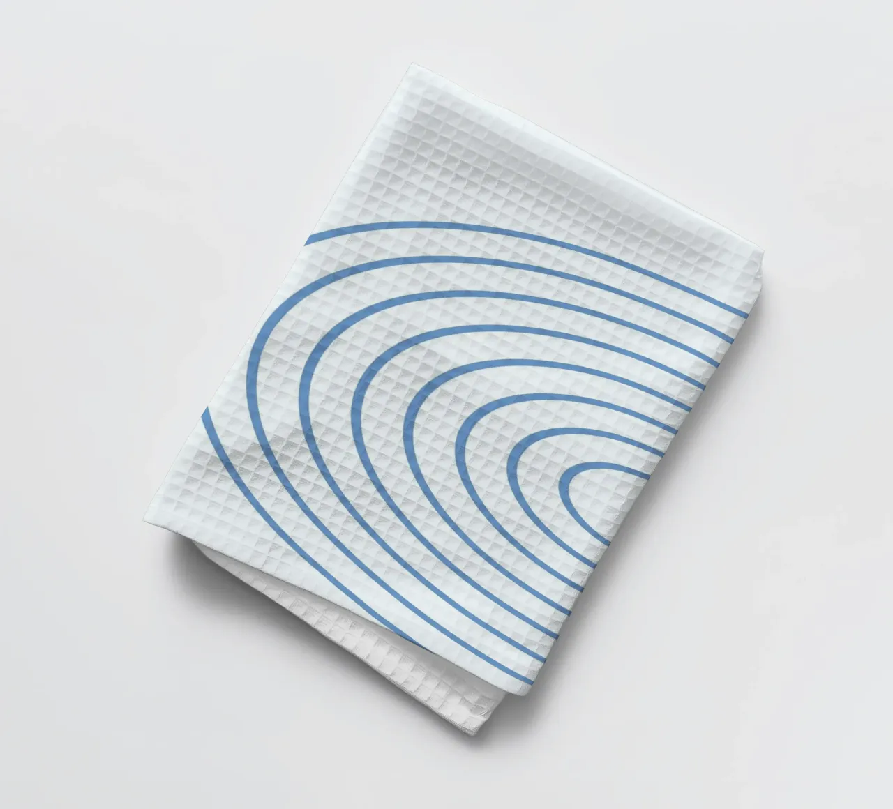 Minimalist Circles by Studio Form - Line Art Modern Print torchon de NorwesClub