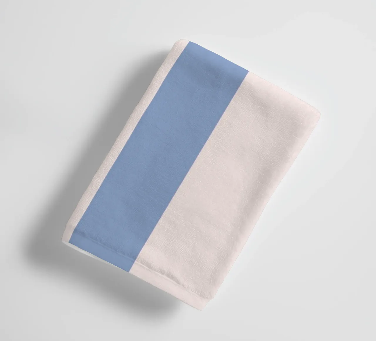 Minimalist Arch Abstract Print - Blue & Red Overlap Art towel by NorwesClub