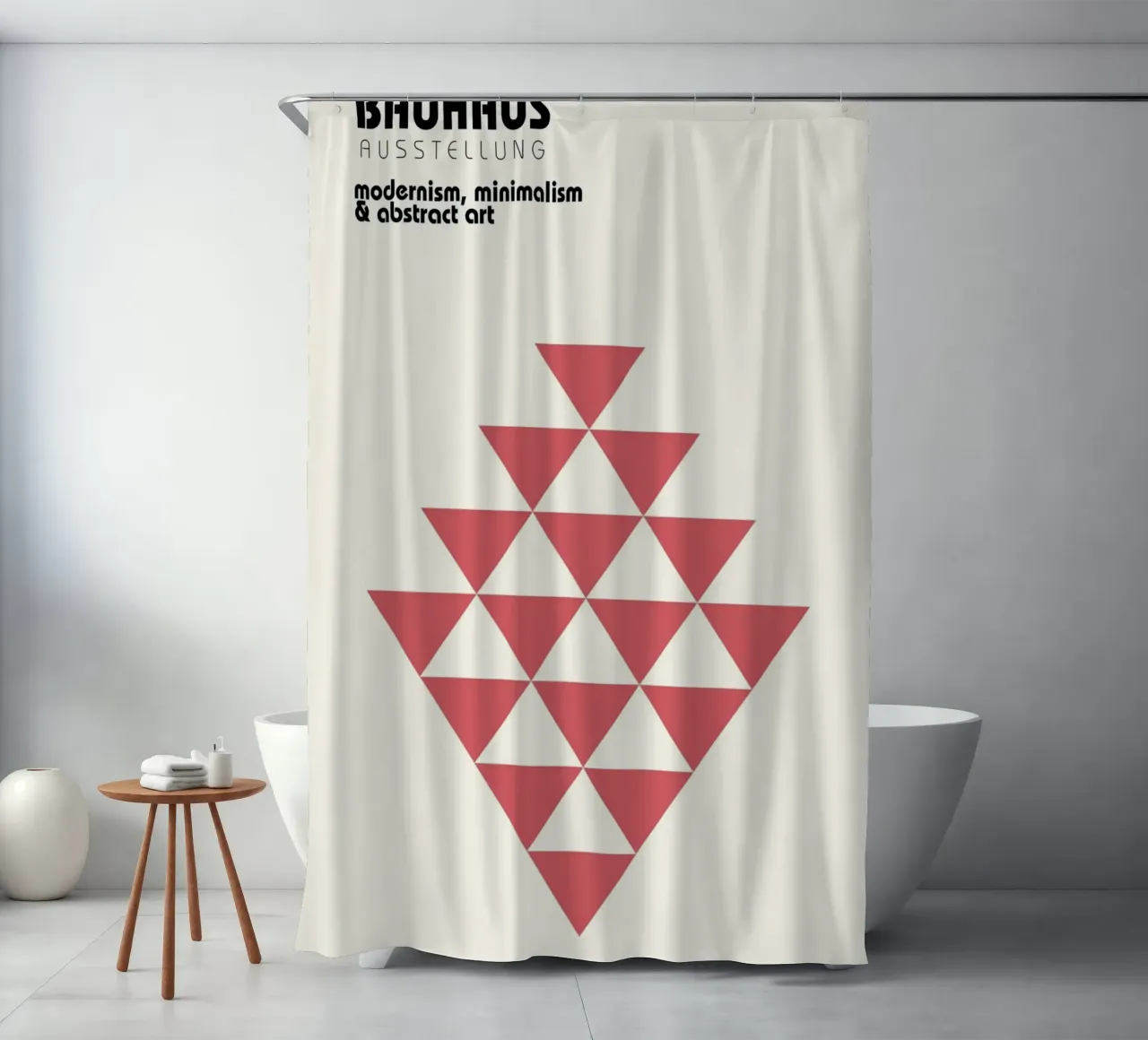 Dunkle abstrakte Textur Druck - Schwarz Industrie Glitch Kunst Duschvorhang von NorwesClub