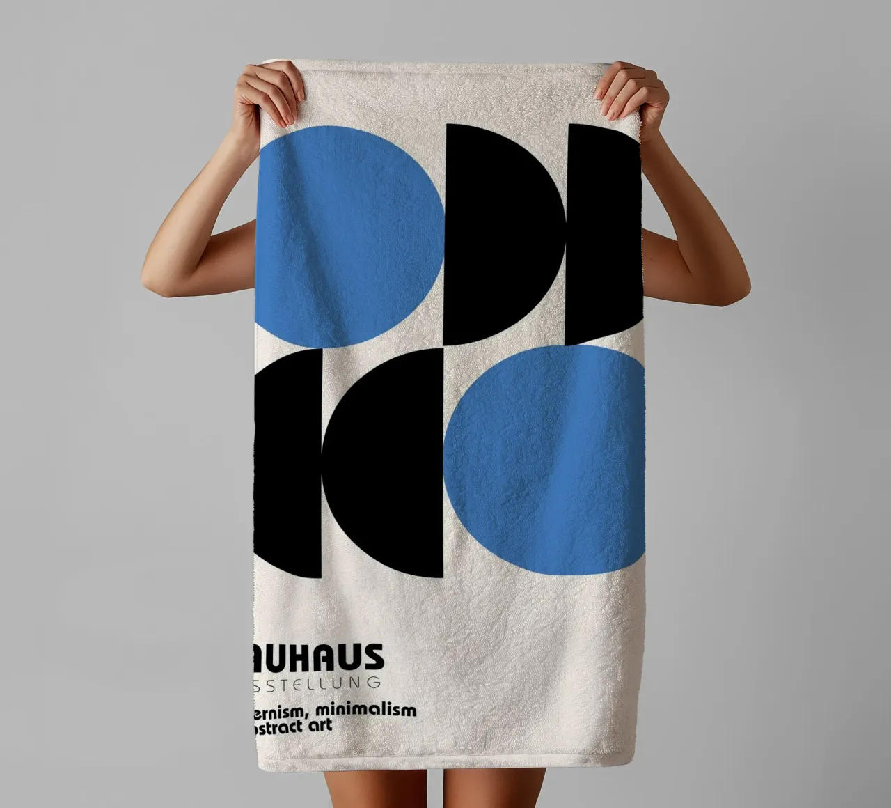 Dark Abstract Texture Print - Black Industrial Glitch Art towel by NorwesClub