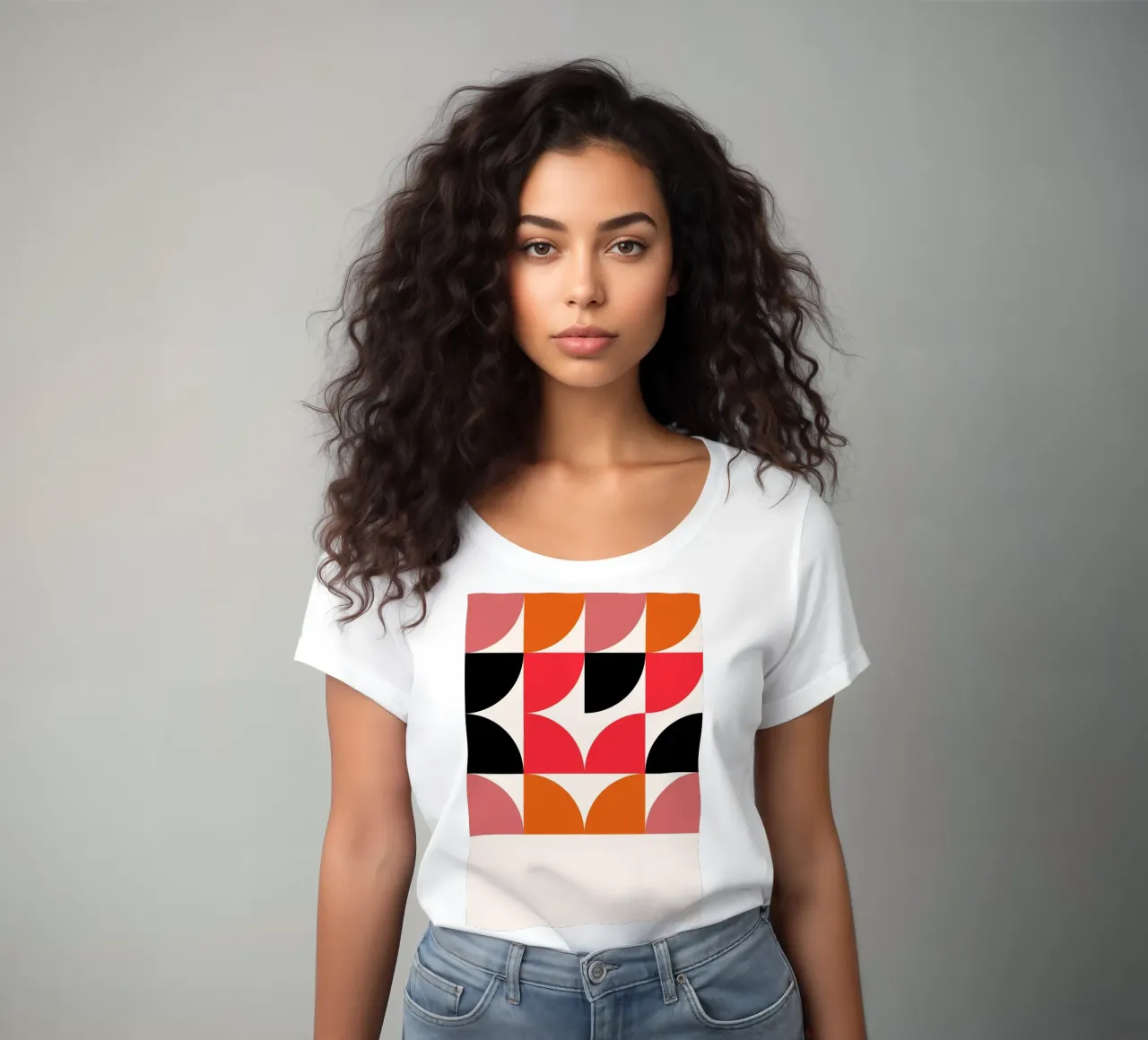 Dark Abstract Texture Print - Black Industrial Glitch Art women's fitted t-shirt by NorwesClub