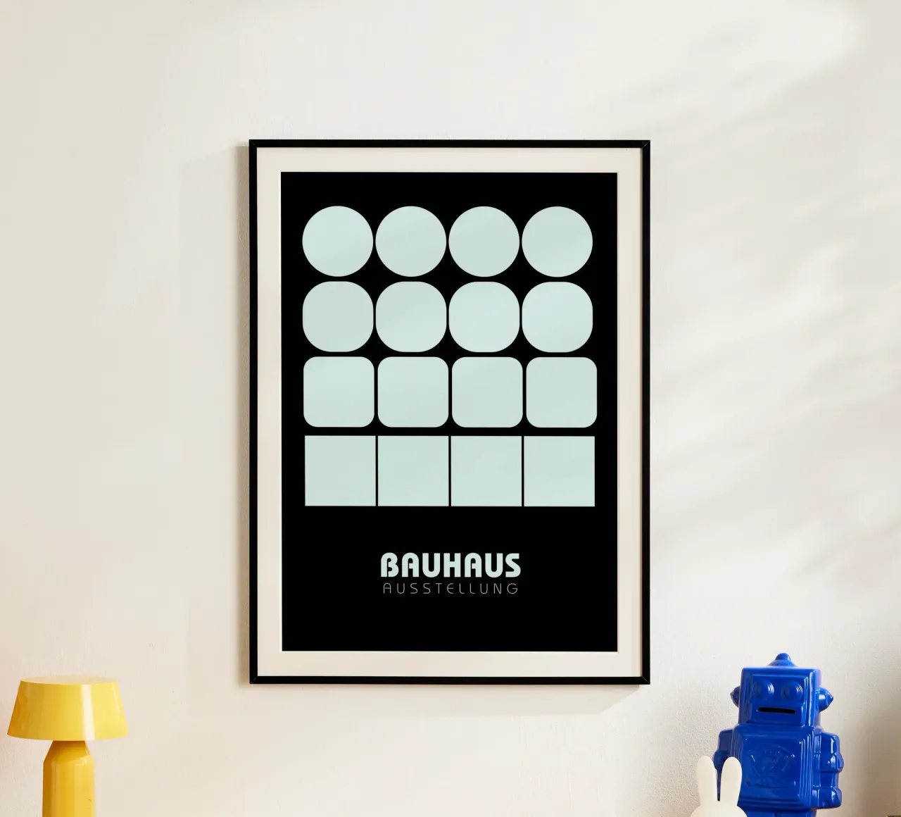 Poster della mostra Bauhaus Forme Geometriche | Cerchio Quadrato poster da NorwesClub
